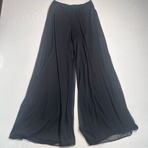 S Levine Black Wide-Leg Women's Pants
